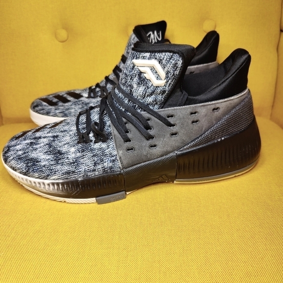 Adidas Dame 3  Basketball Sneakers BY3760 Oreo Men's Shoes Size 11 - Picture 1 of 12